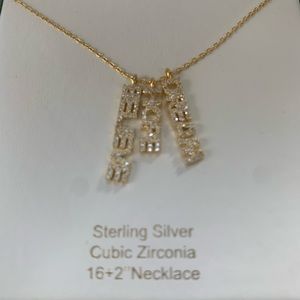 Sterling Silver with CZ stones